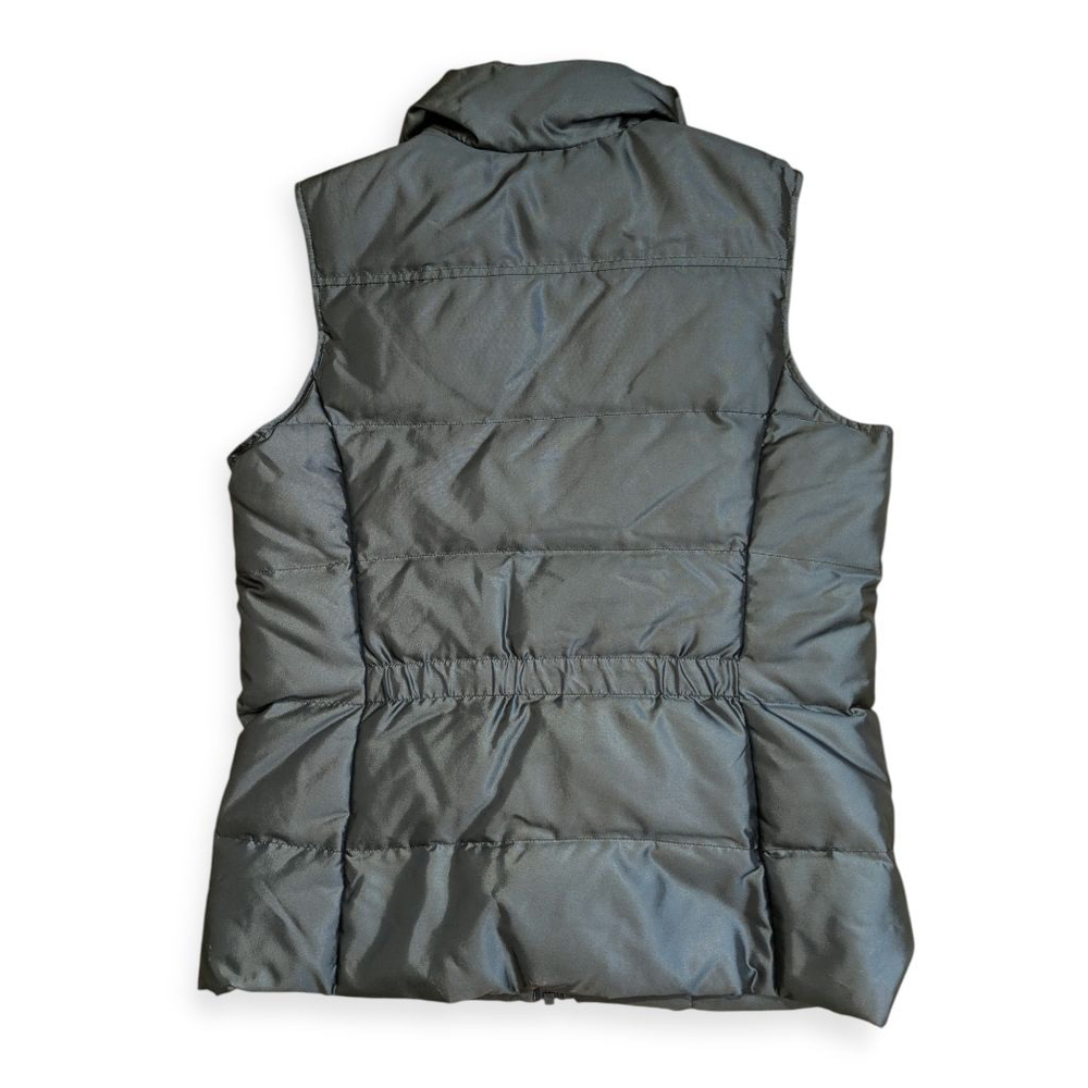 Lands' End Quilted Down Puffer Vest Small 6b8 Mocha Brown - Picture 2 of 11